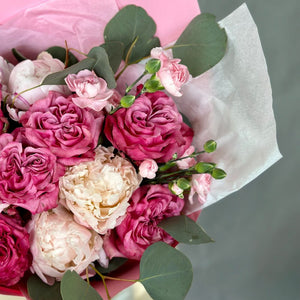 Trio Bouquet "Raspberry Jam"