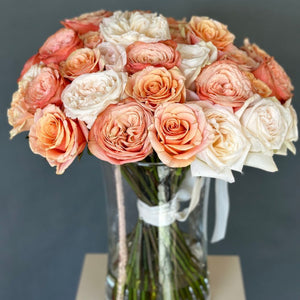 50 Garden Roses Nude Mix