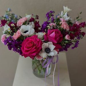 "Lilac Allure" Flower Vase