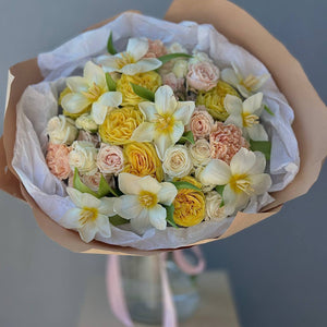 “Sunny Tulips” Mix Bouquet