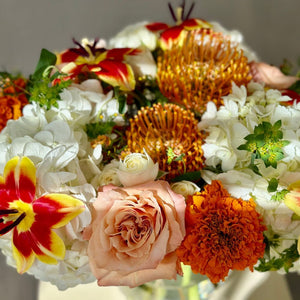 “Fall Blooms” Flower Vase