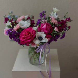 "Lilac Allure" Flower Vase