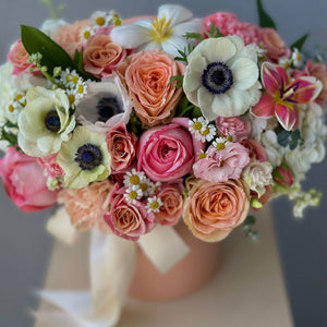 Hat Box "Flower Garden"
