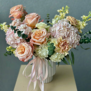 “Cotton Candy” Flower Vase