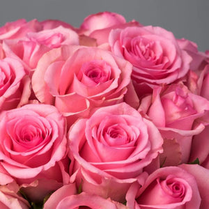 Hat Box of Classic Pink Roses