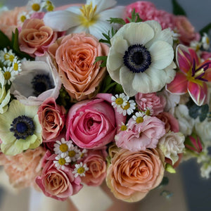 Hat Box "Flower Garden"