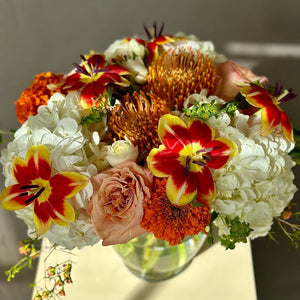 “Fall Blooms” Flower Vase