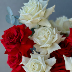 Hat Box of French Roses