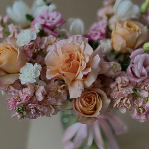 “Pastel Embrace” Flower Vase