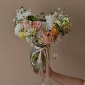 “Lace & Light” Flower Vase