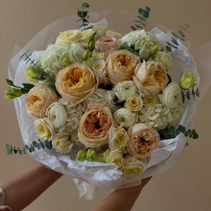 “Ivory Cascade” Mix Bouquet
