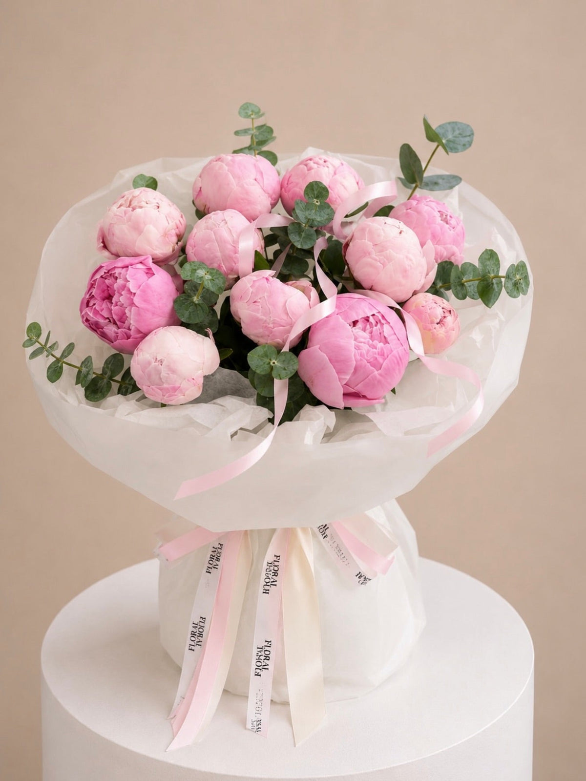 Fresh peony bouquet in Orlando by Floral Savour florist