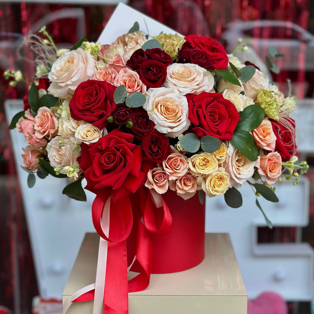 "Bloom Rouge" Flower Box