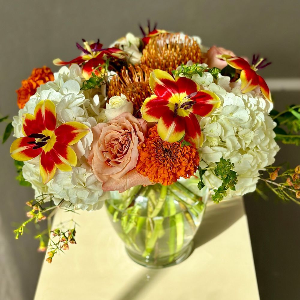 “Fall Blooms” Flower Vase