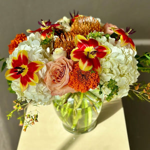 “Fall Blooms” Flower Vase