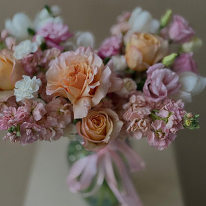“Pastel Embrace” Flower Vase