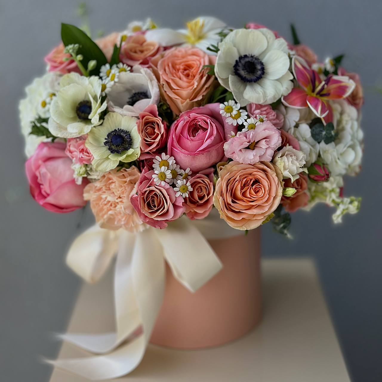 Hat Box "Flower Garden"