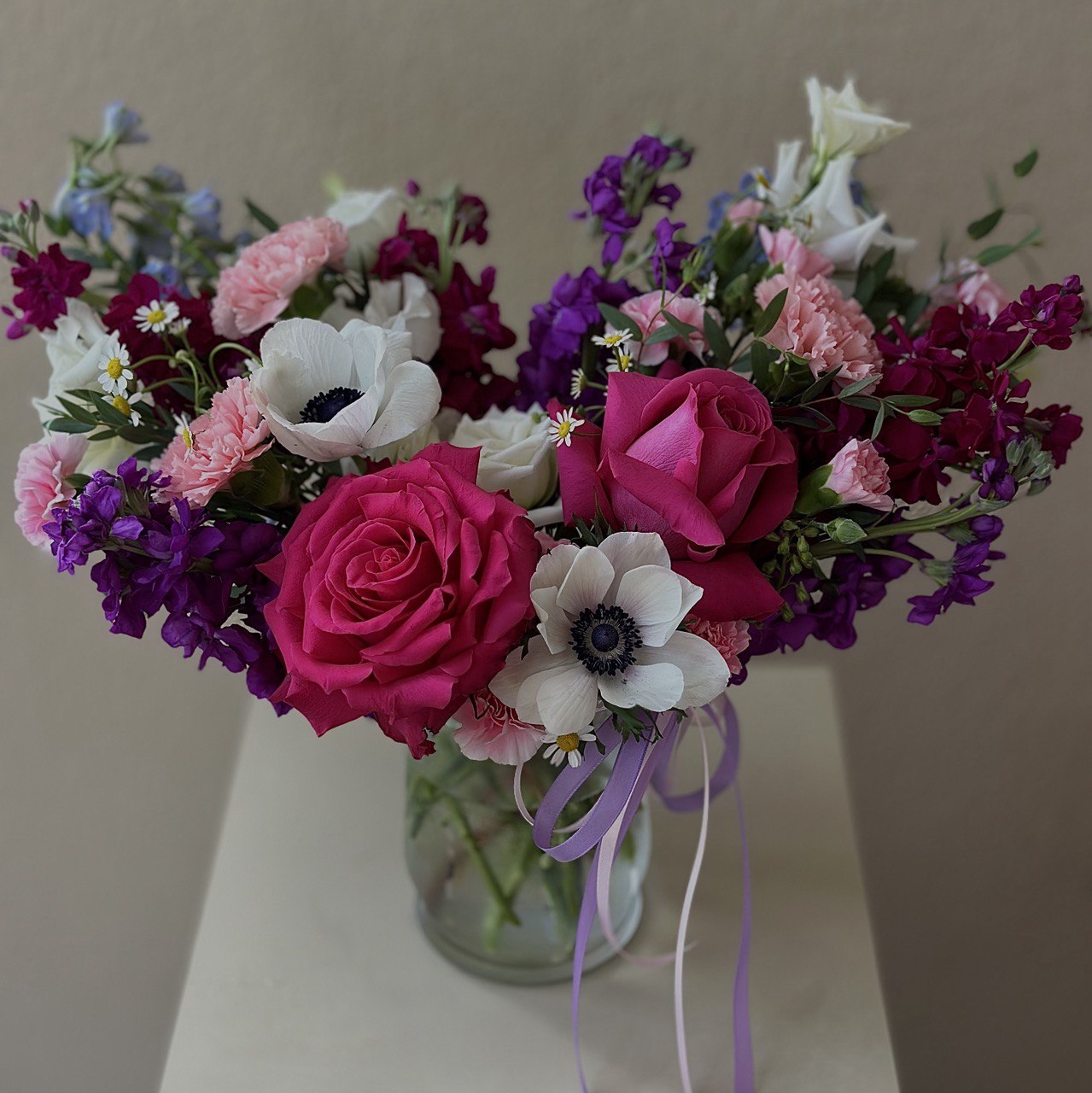 "Lilac Allure" Flower Vase