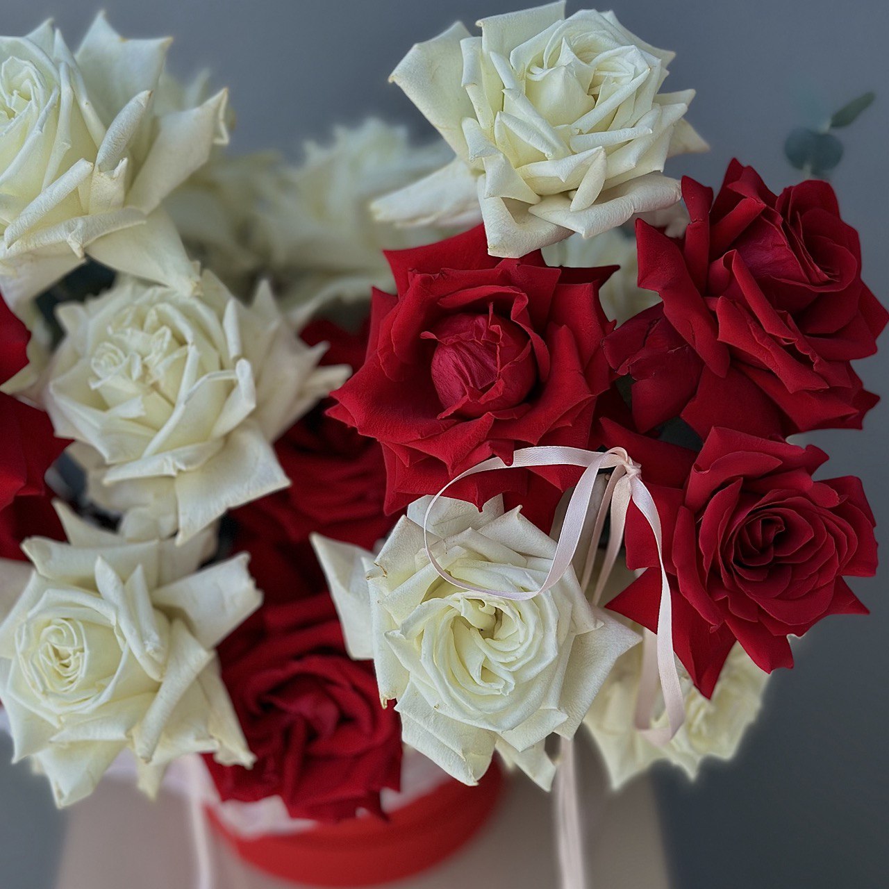 Hat Box of French Roses