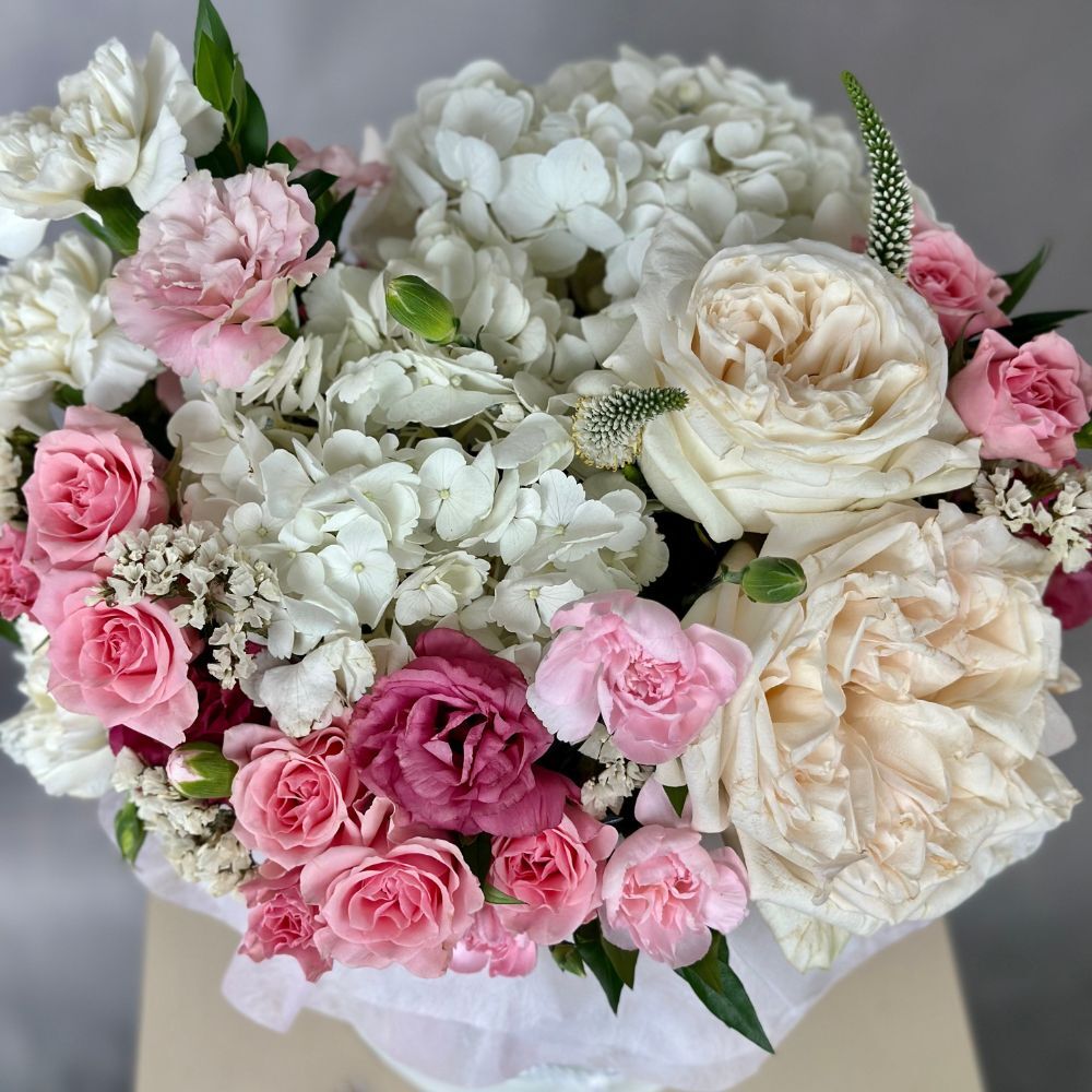 Hat Box "Elegance Blooms"