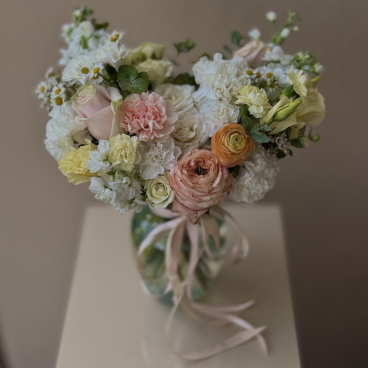 “Lace & Light” Flower Vase