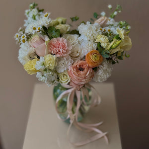 “Lace & Light” Flower Vase