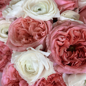 Duo Bouquet of Roses&Ranunculus