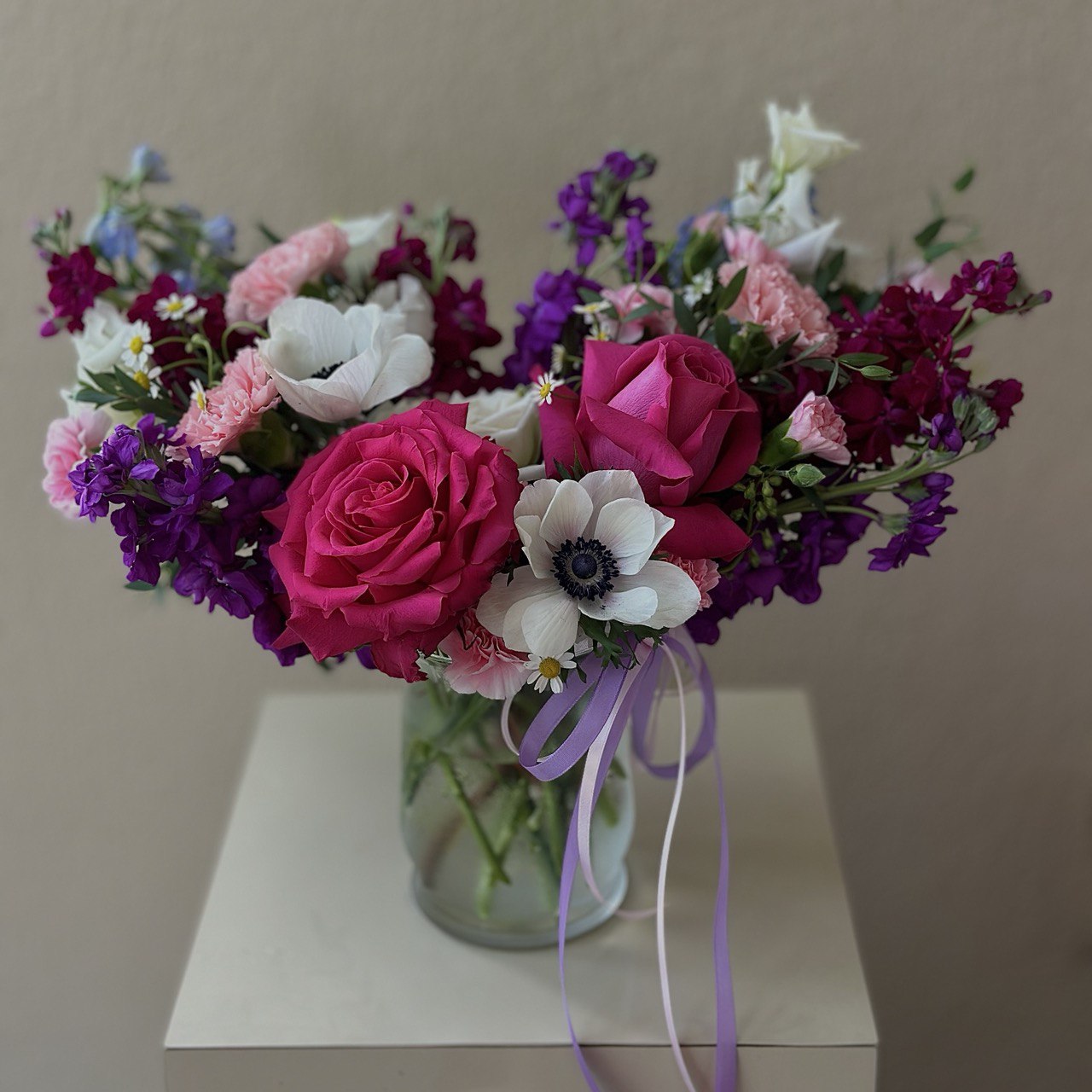 "Lilac Allure" Flower Vase