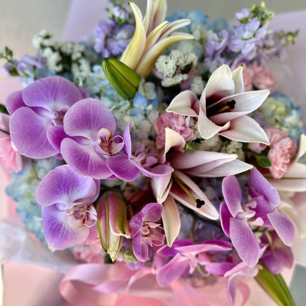 "Amber Orchid” Mix Bouquet