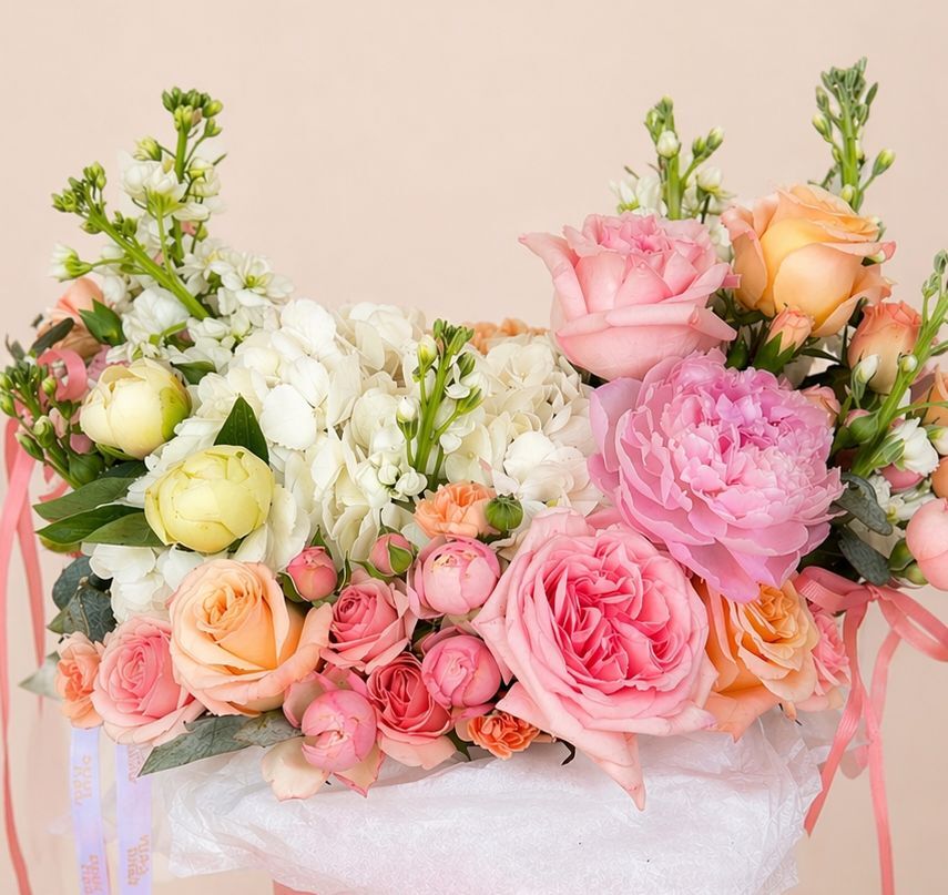 "Peony Cloud" Flower box