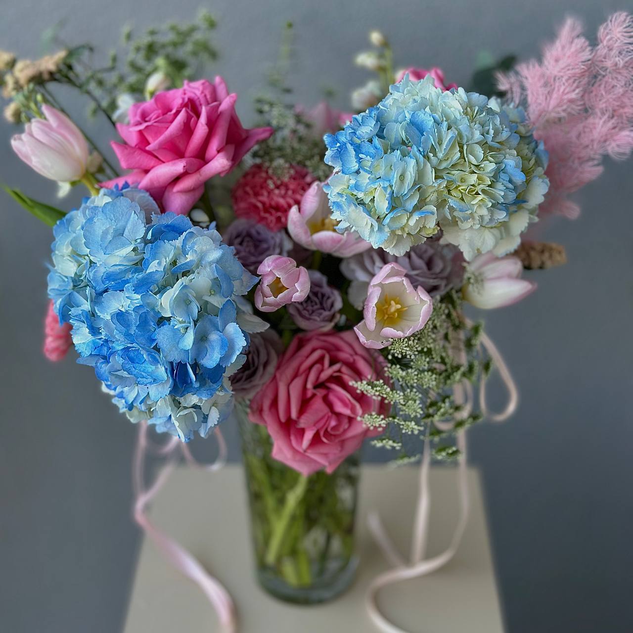 “Enchanted Spring” Flower Vase
