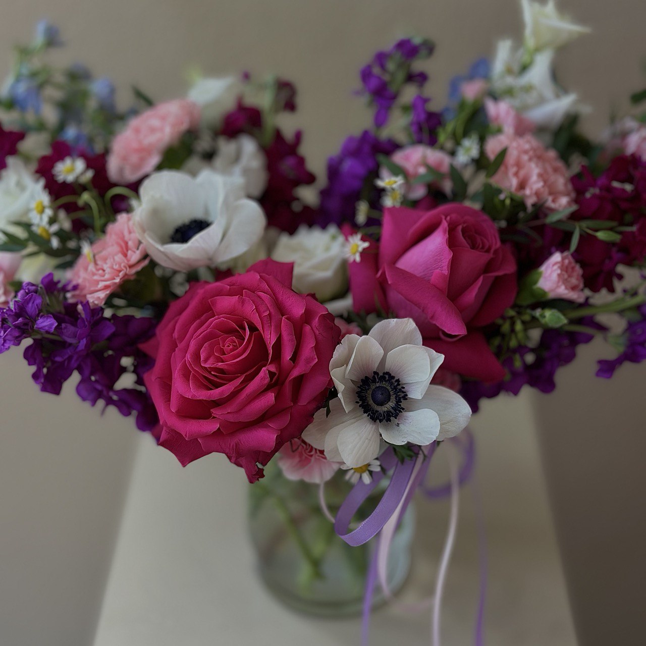 "Lilac Allure" Flower Vase
