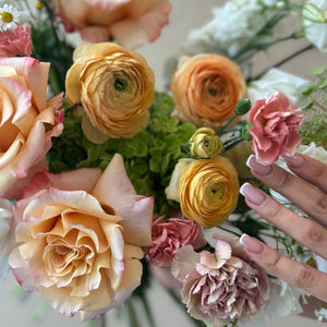 “Peach Mist” Mix Bouquet