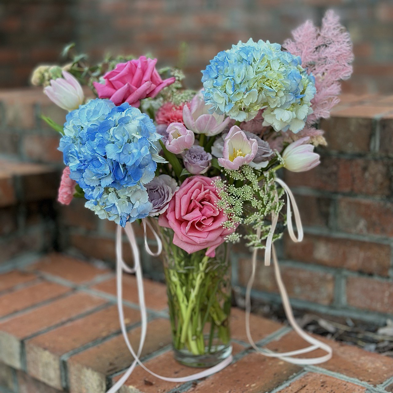 “Enchanted Spring” Flower Vase