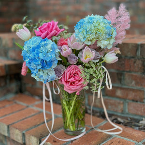 “Enchanted Spring” Flower Vase