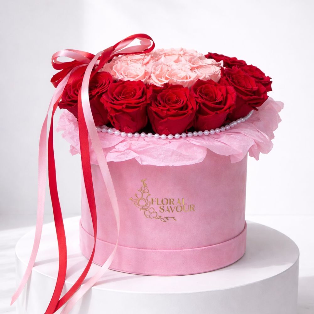 Everlasting Roses Red-Pink Mix