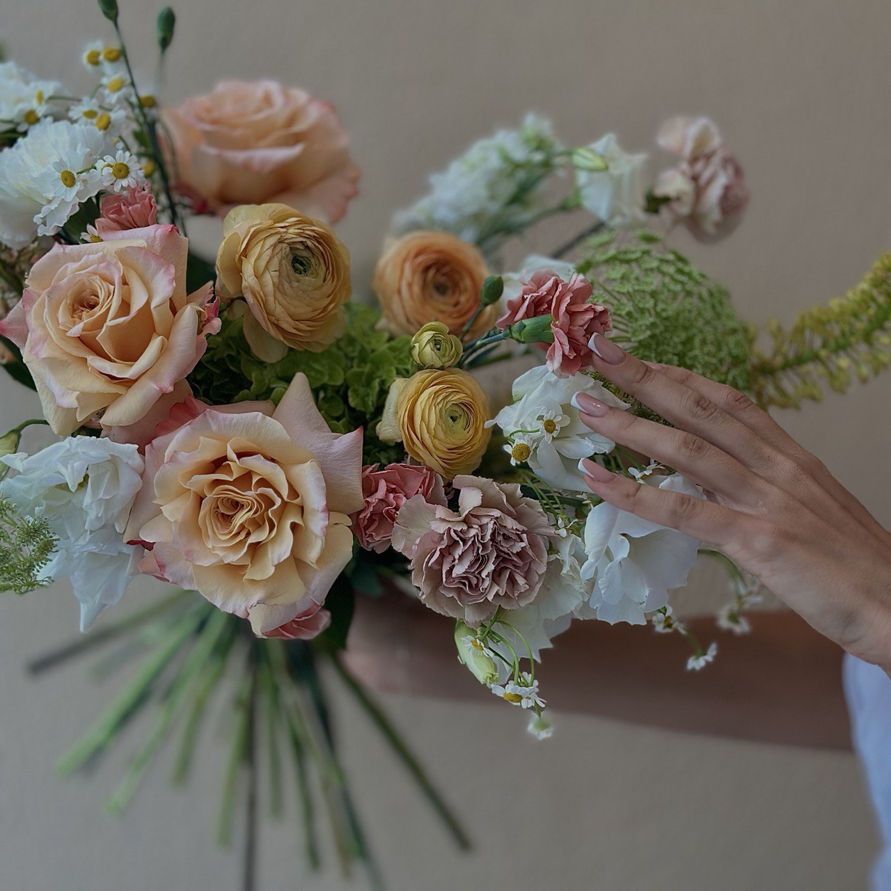 “Peach Mist” Mix Bouquet