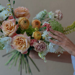 “Peach Mist” Mix Bouquet