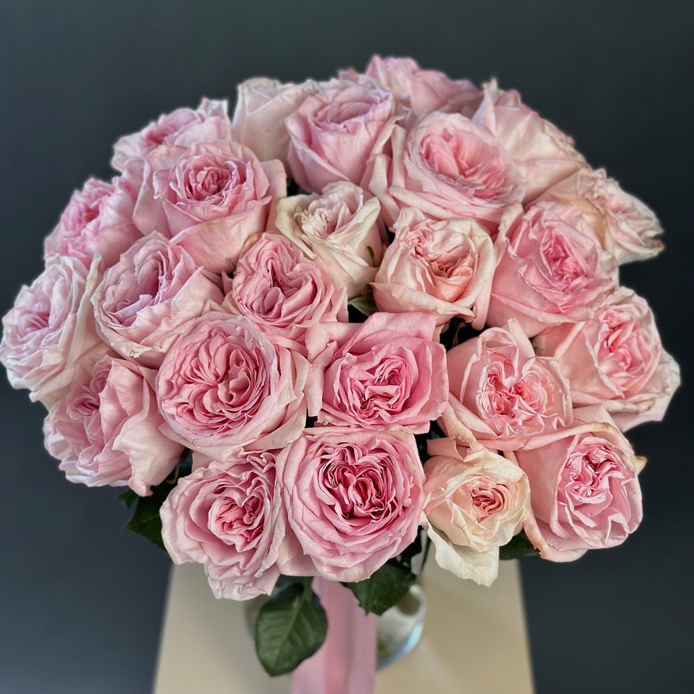 2 Dozen Garden Roses Pink Ohara