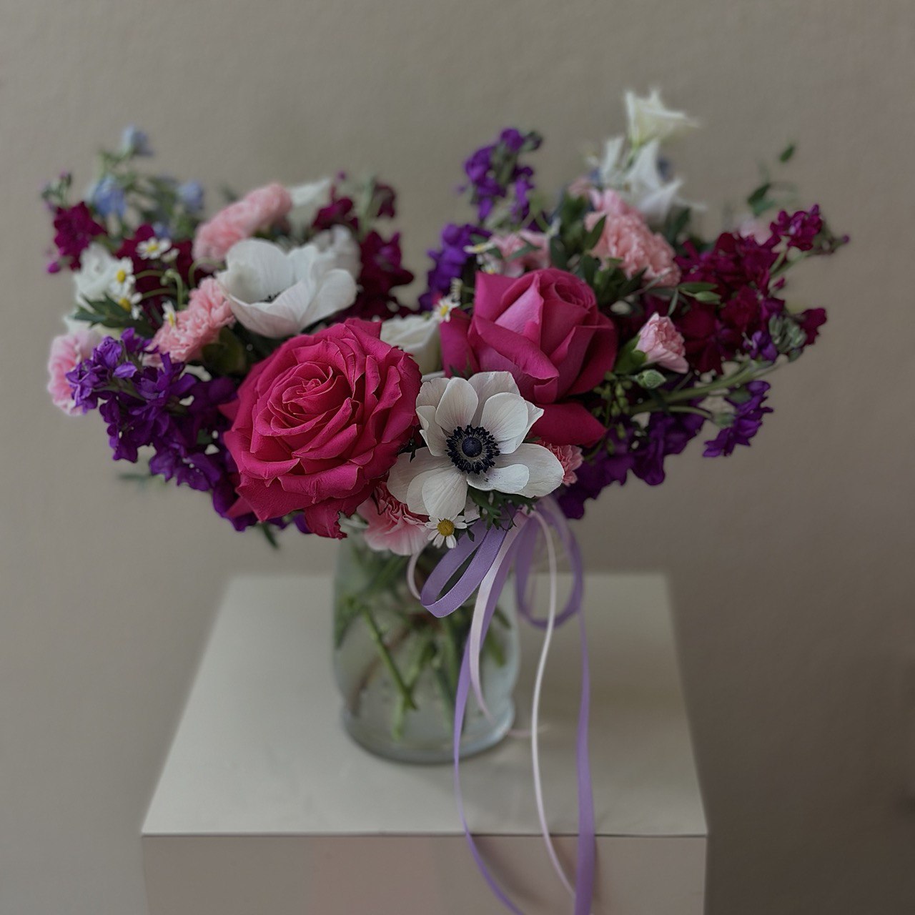 "Lilac Allure" Flower Vase