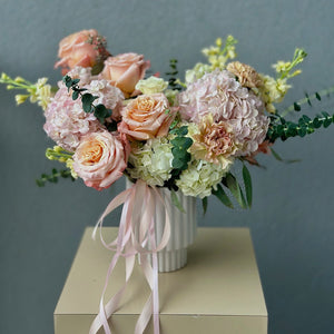 “Cotton Candy” Flower Vase