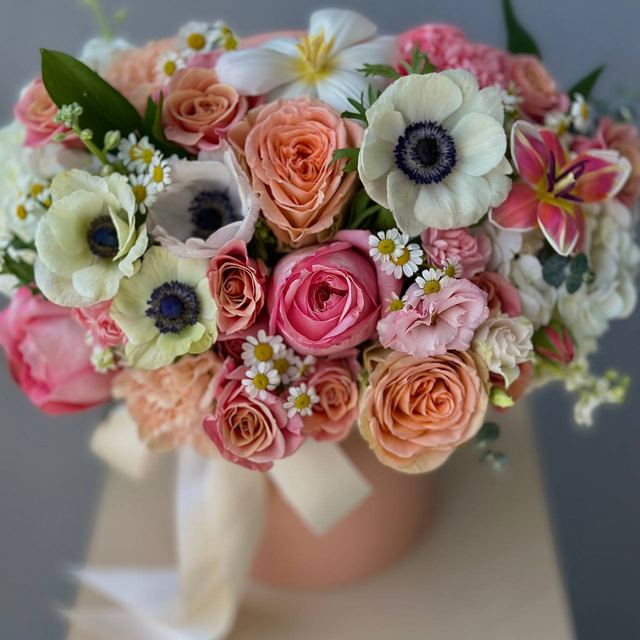 Hat Box "Flower Garden"