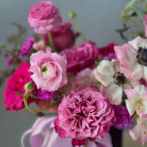 “Maroon Infusion” Flower Vase