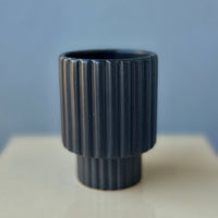 Black Ceramic Vase