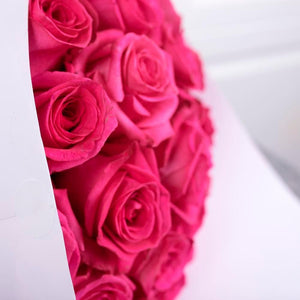 2 Dozen Hot Pink Roses