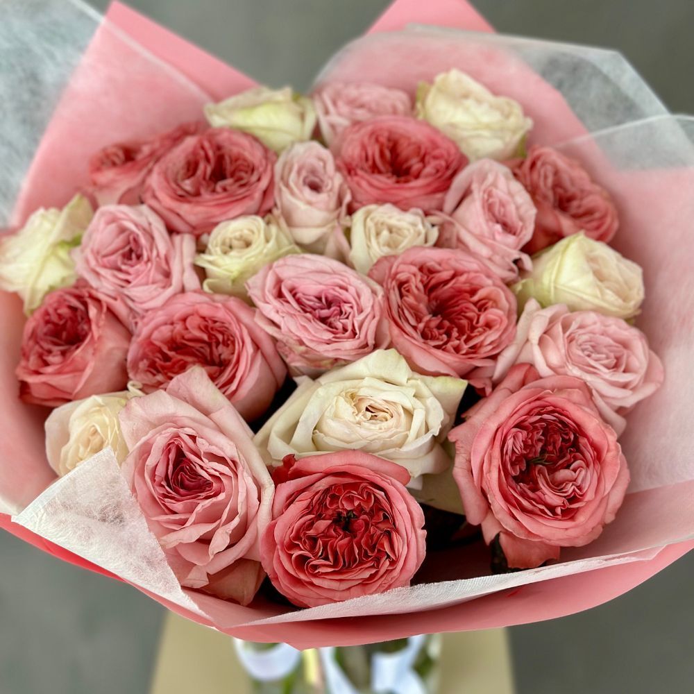 2 Dozen Garden Roses Mix