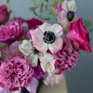 “Maroon Infusion” Flower Vase