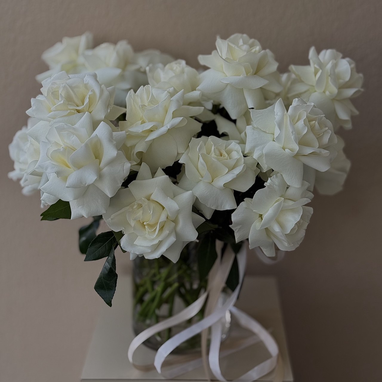 2 Dozen French Roses in a Vase