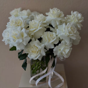 2 Dozen French Roses in a Vase