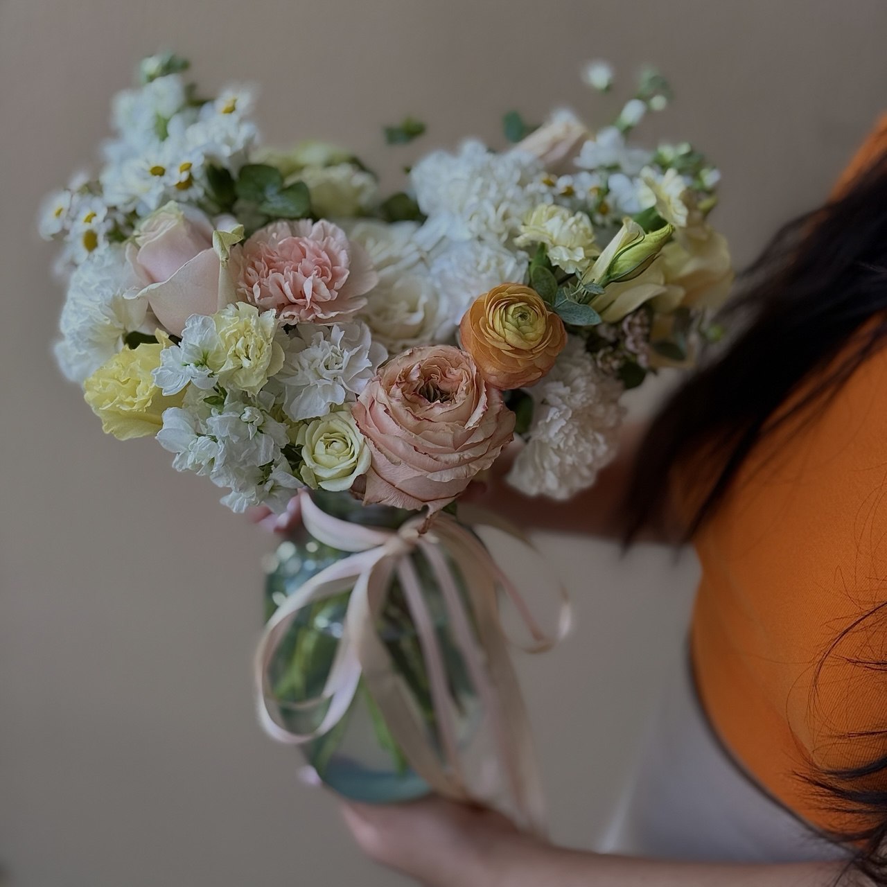 “Lace & Light” Flower Vase